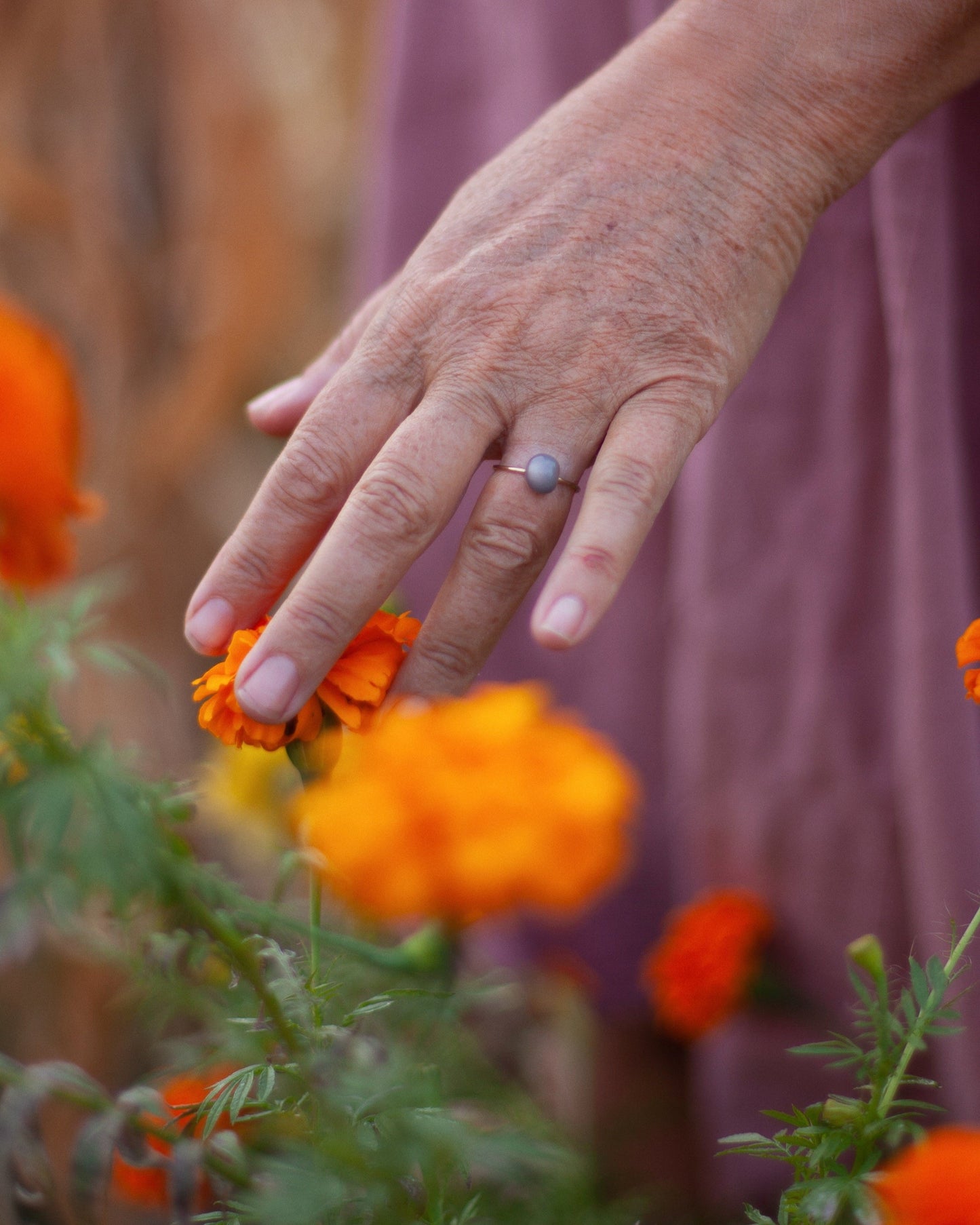 Ring ~ Champagne Rainbows