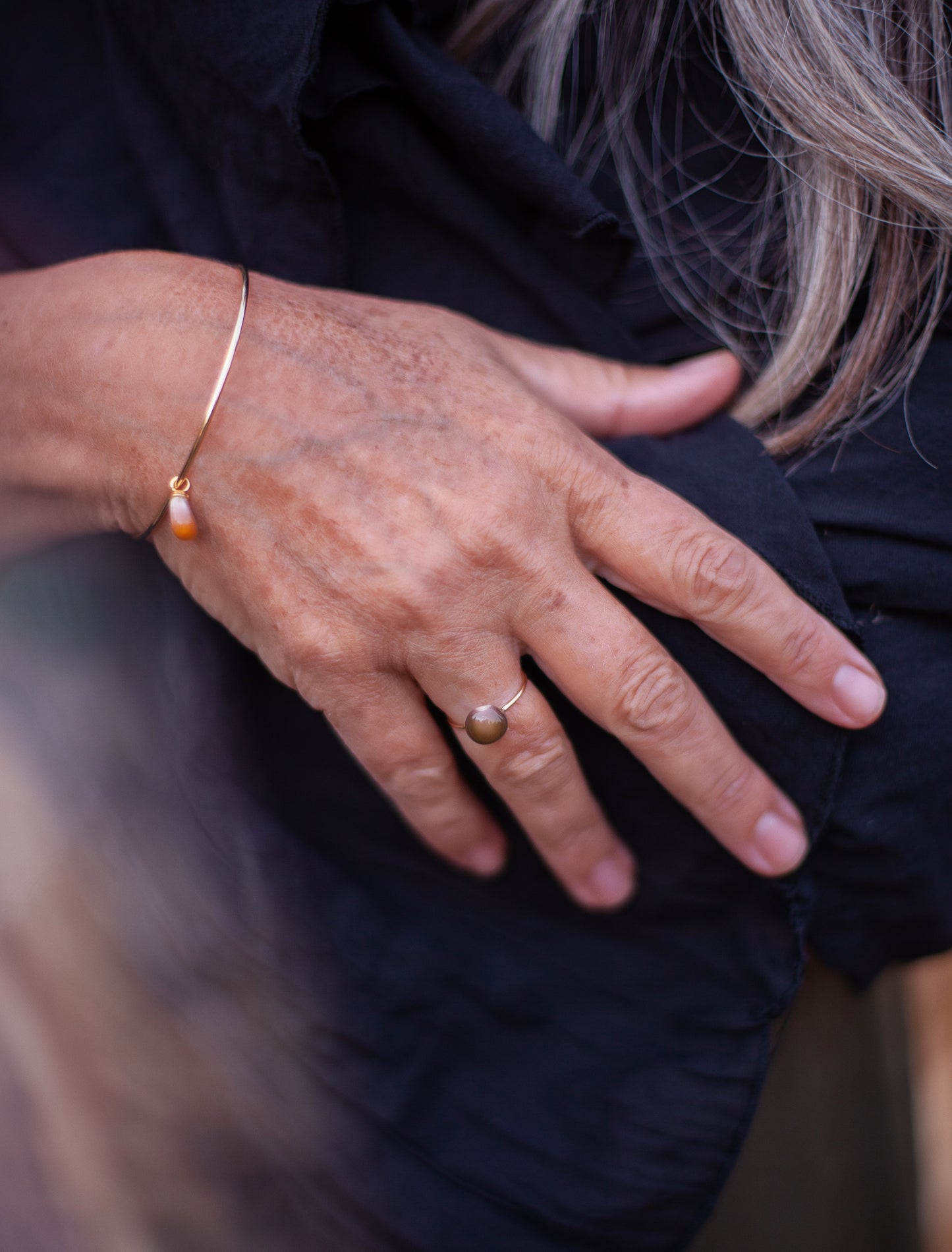 Dark Sparkle Bangle