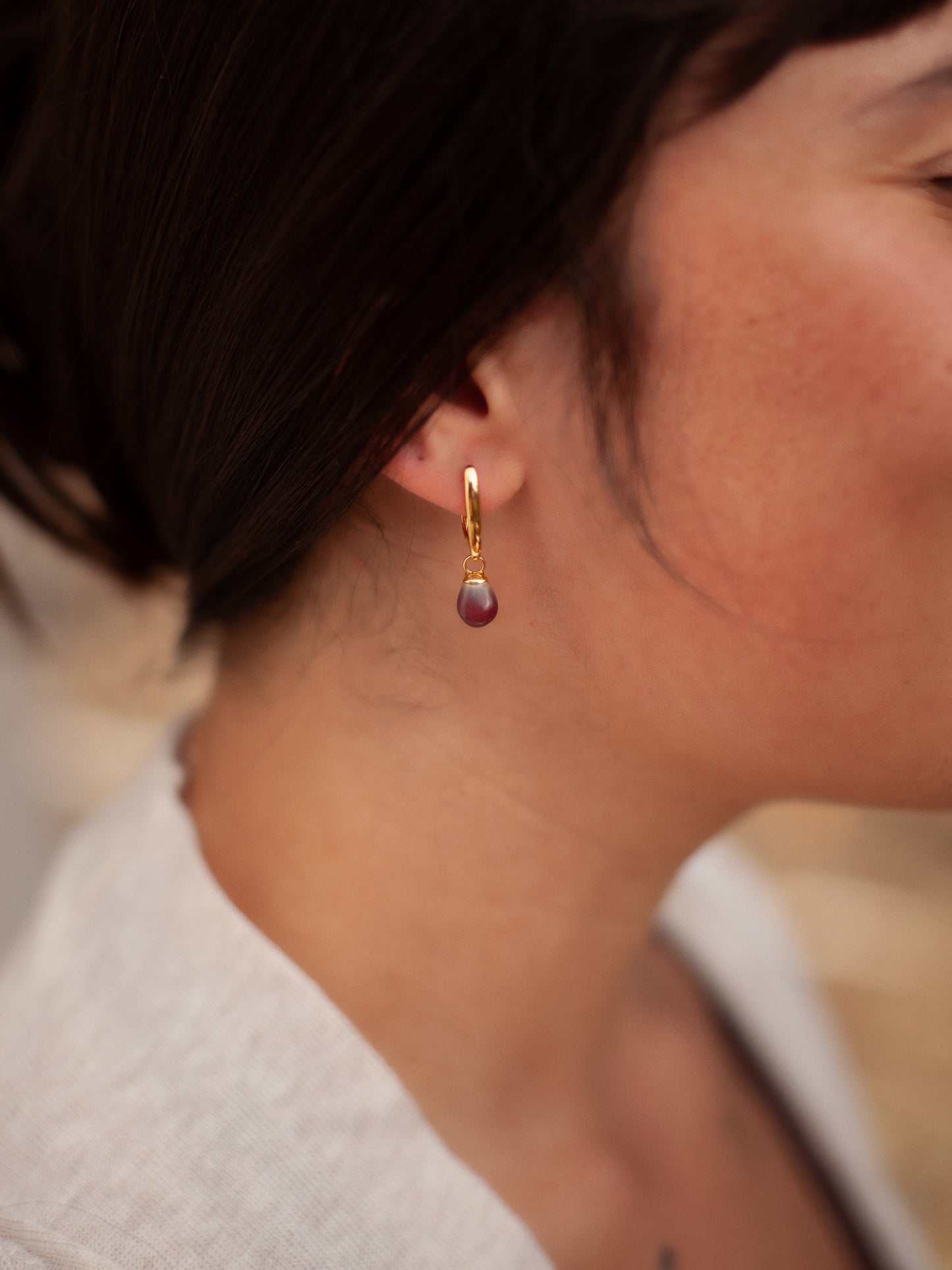 Dark Sparkle Post Hoop