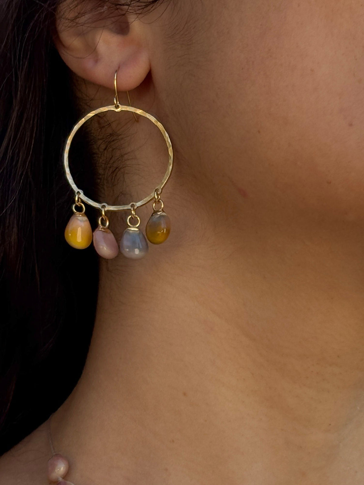 Four Corns Hammered Hoops
