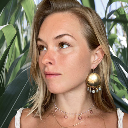 Ella Moon Shield Earring